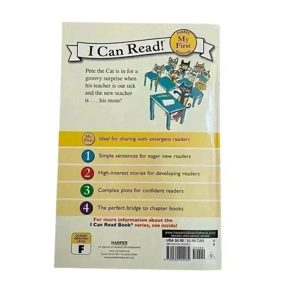 Pete the Cat I Can Read Big Reading Adventures Kids Beginner Readers Fun Gifts B - Picture 5 of 7